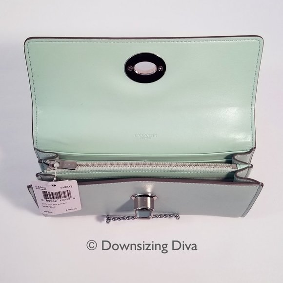 COACH Slim Envelope Wallet - Seaglass - Picture 5 of 6